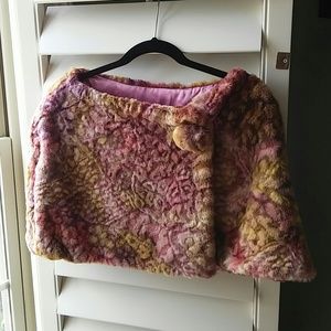 Vintage Faux Fur Cape